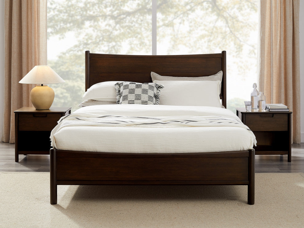 Weston Queen Bed, Black Walnut