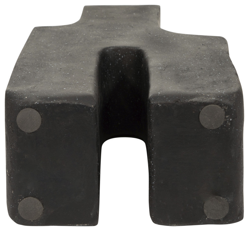 Ecomix, 21"H Abstract Vase, Black