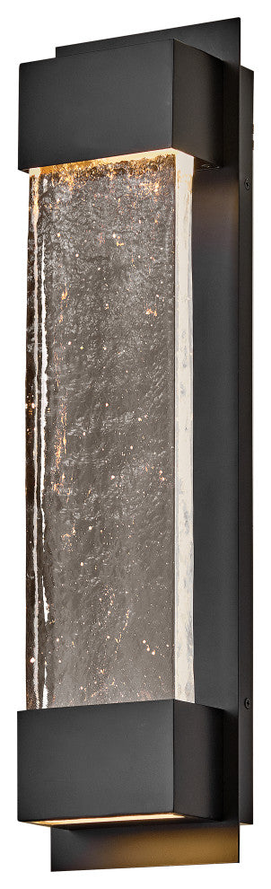 Hinkley Rune Large Wall Mount Lantern, Black