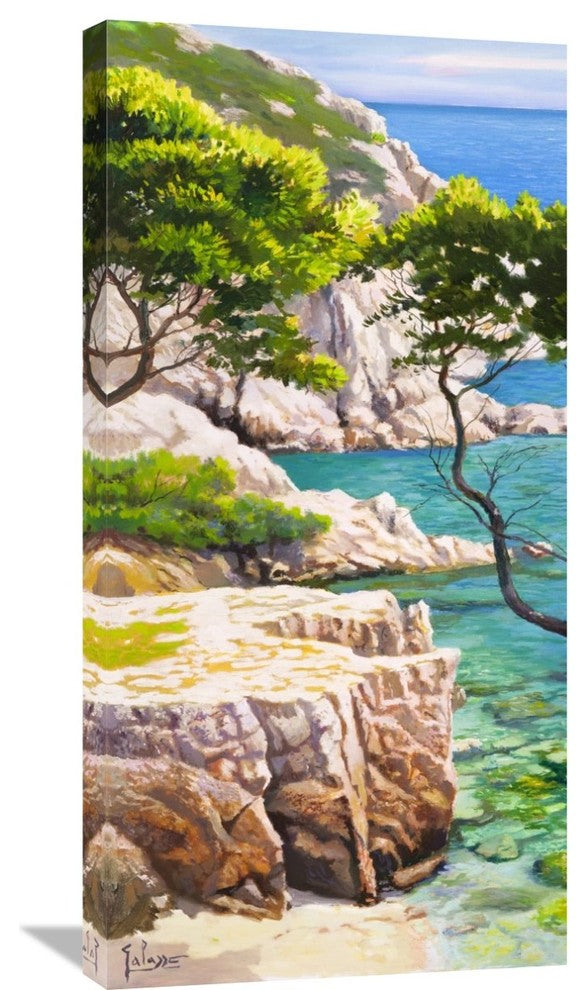 "Lavandou I" Artwork, 18"x36"