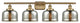 Innovations 916-4W-BB-G78-LED 4-Light Bath Vanity Light, Brushed Brass