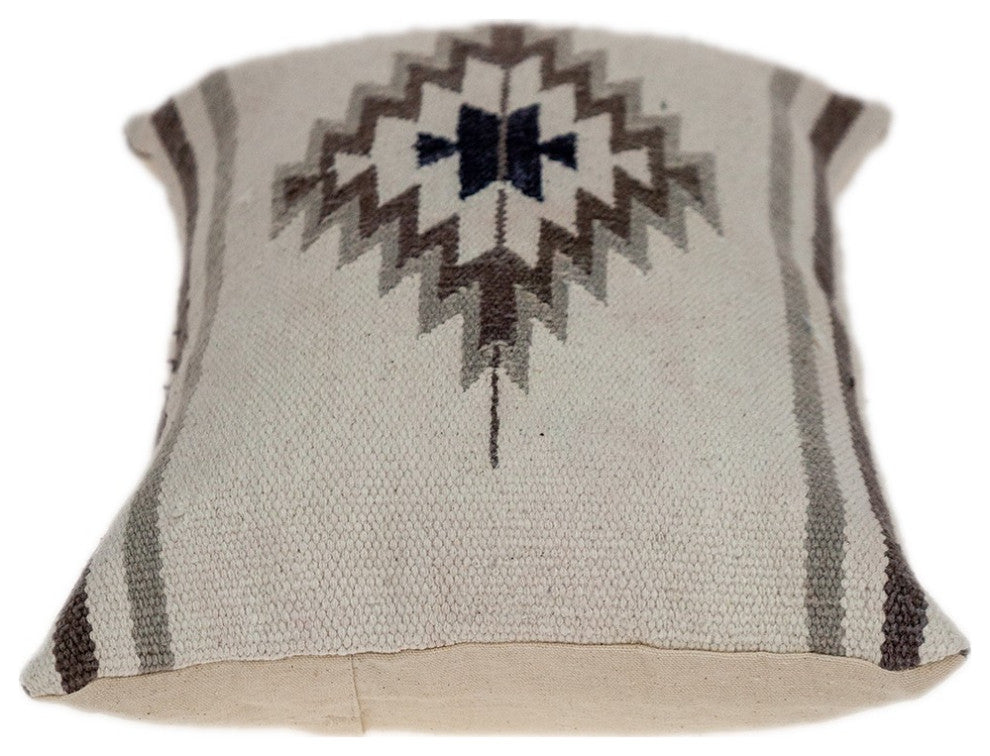 Southwest Gray and Brown Lumbar Throw Pillow