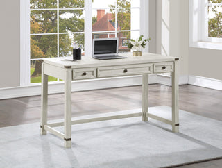 Baton Rouge Home Office Writing Desk, Champagne Oak Finish