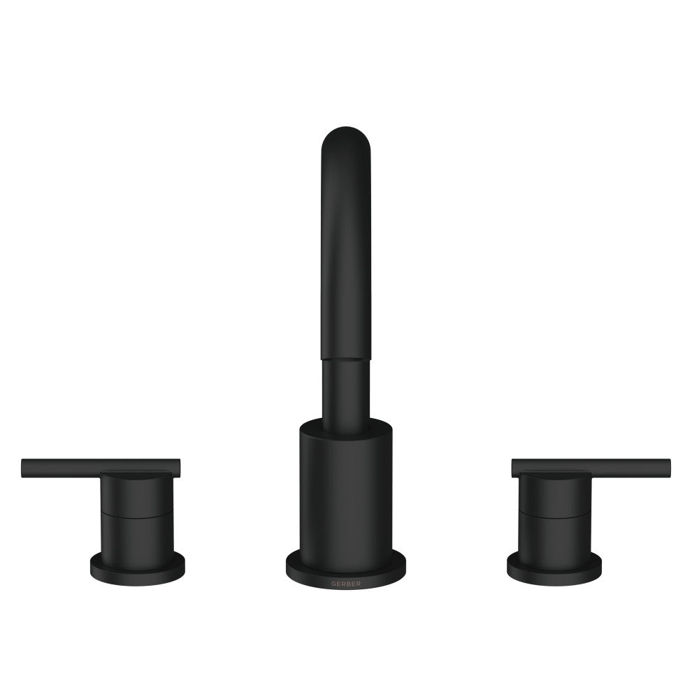 Parma 2H Roman Tub Trim Kit Without Spray, Satin Black
