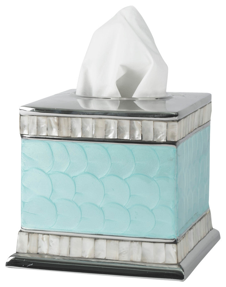 Classic 5" Tissue Cover, Aqua