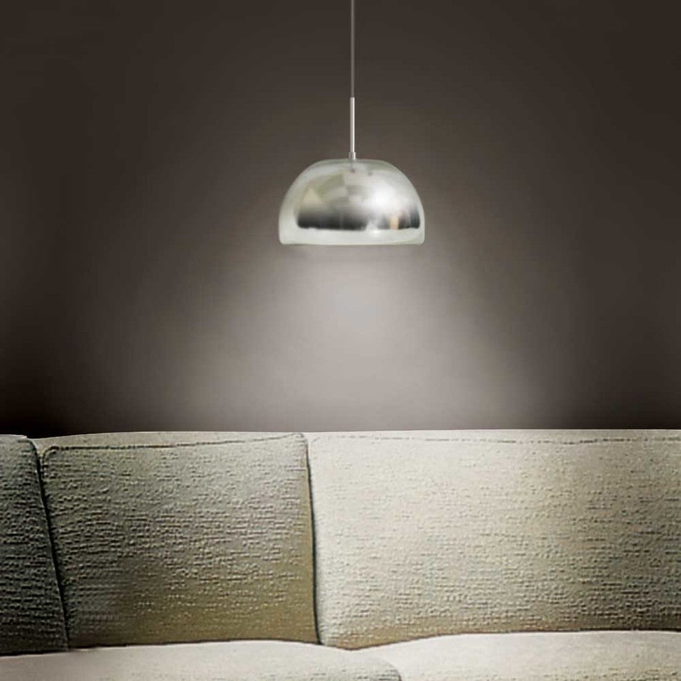 Light Low Voltage Pendant And Canopy Kit, Chocolate Bronze, Chrome Chrome