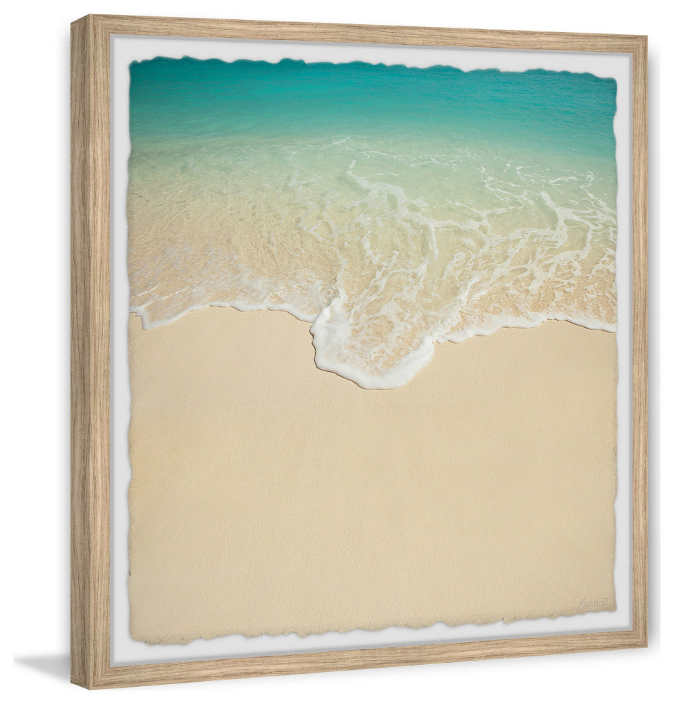 "Summer Never Ends" Framed Painting Print, 18x18