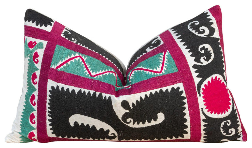 Olma Gul Suzani Lumbar Pillow
