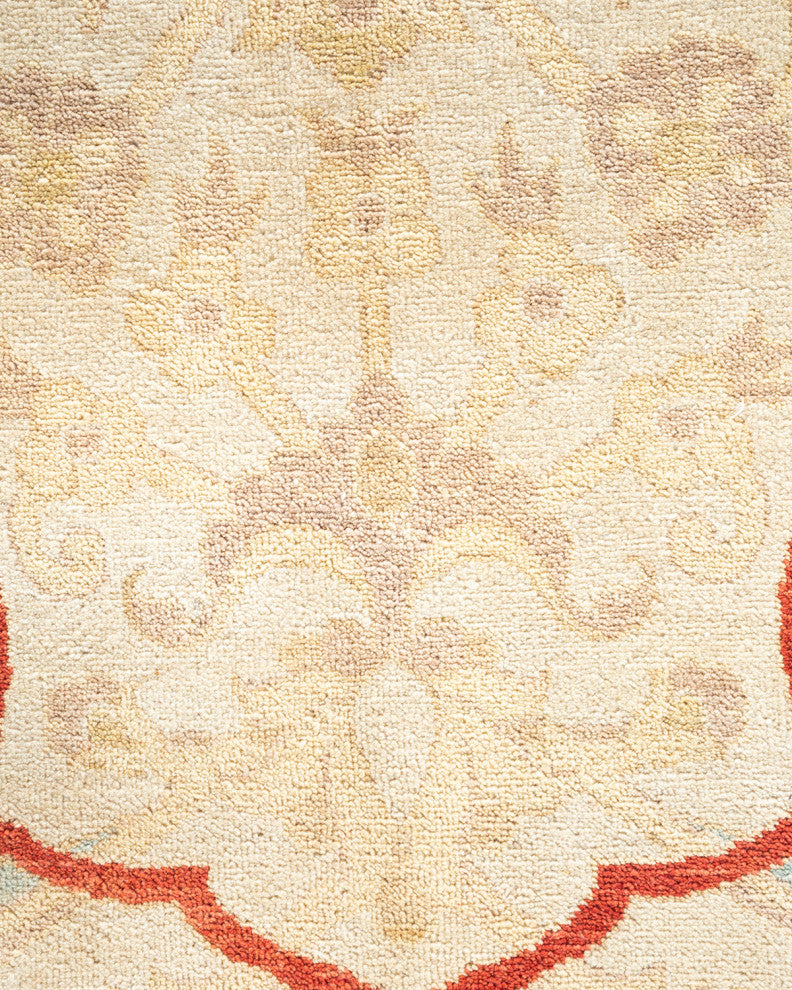Eclectic, One-of-a-Kind Hand-Knotted Area Rug  - Ivory, 12' 1" x 17' 10"