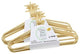 Tan Plastic "Clothes Vine" Hangers, Set of 10