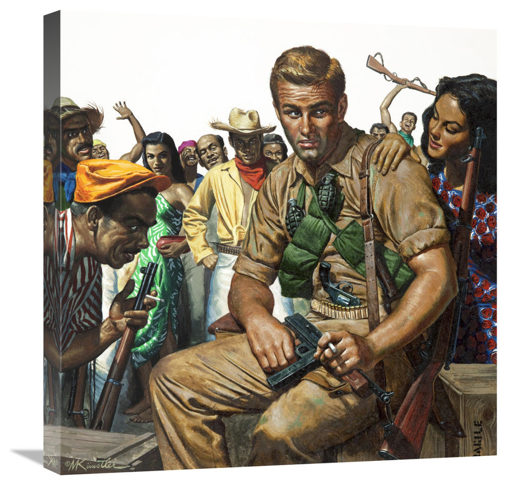"Legend of Wild Jack Gascar" Stretched Canvas Giclee by Mort Kunstler, 24x24"