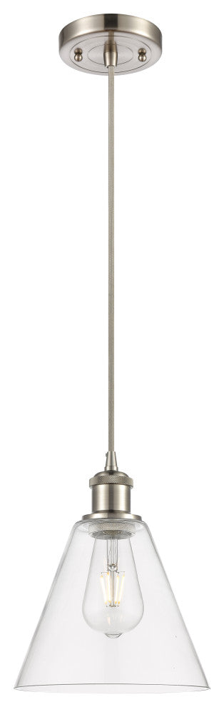 Innovations 516-1P-SN-GBC-82-LED 1-Light Mini Pendant, Brushed Satin Nickel