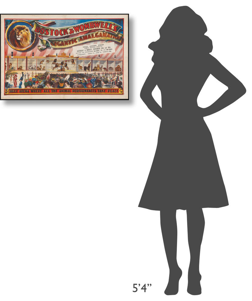 "Circus 1900" Stretched Canvas Giclee by Hollywood Photo Archive, 30"x20"