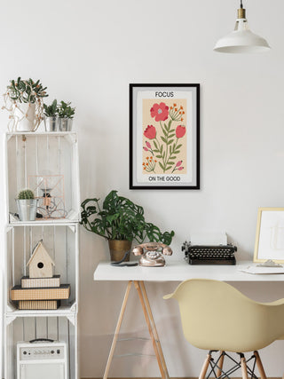 "Focus on the Good" Framed Painting Print, 30x45