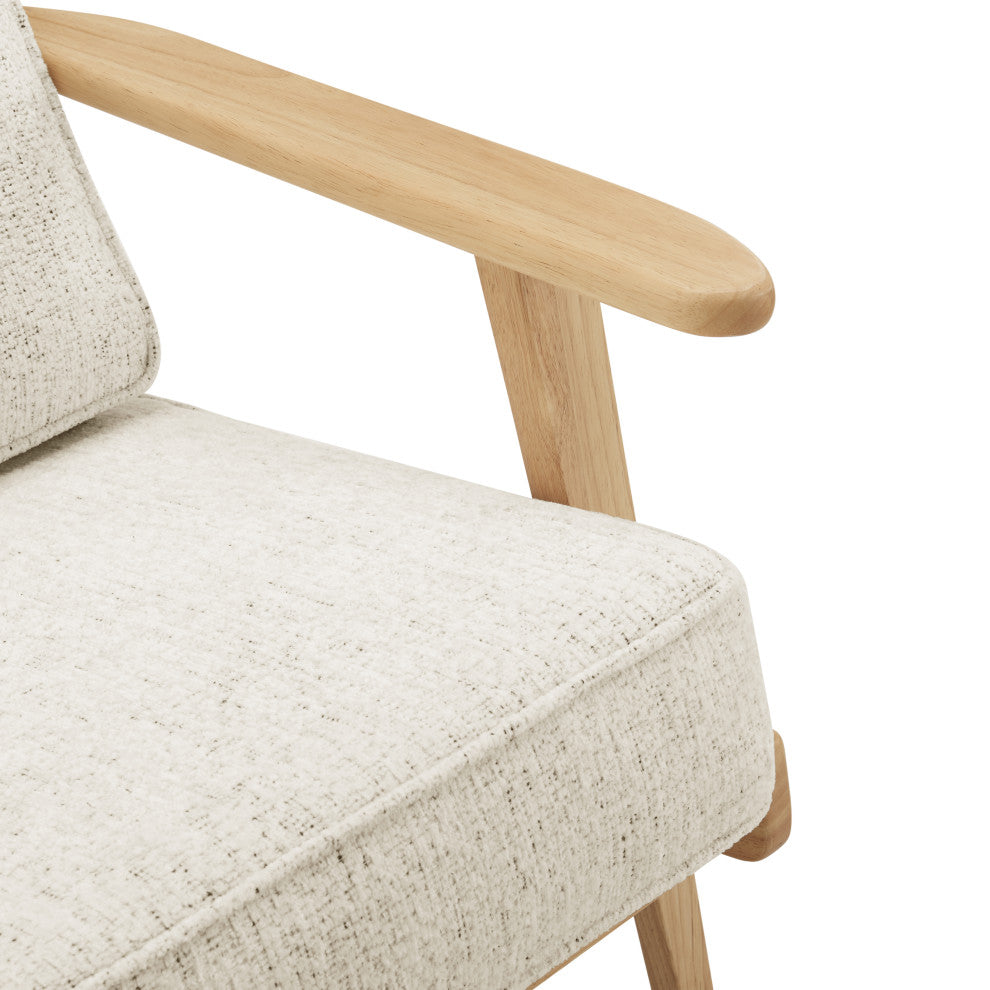 Albert Fabric Accent Arm Chair, Concord Cream
