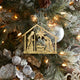 Metal Holy Family Cut Out Ornament, Set of 12