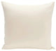 Solid Decorative Pillow, Ivory, 18"x18"