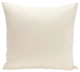 Solid Decorative Pillow, Ivory, 18"x18"