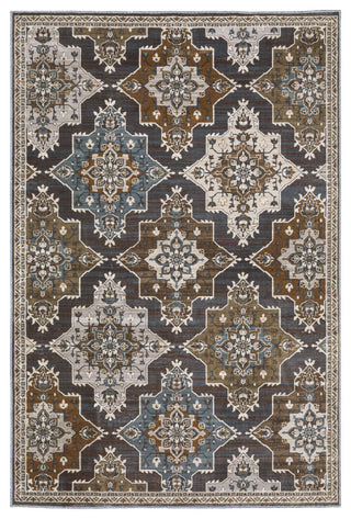 Oriental Weavers Ellington ELL07 Geometric Rug, Blue, 3'10"x5'5"
