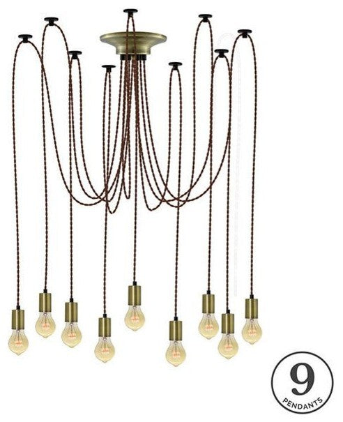 Modern Swag Chandelier
