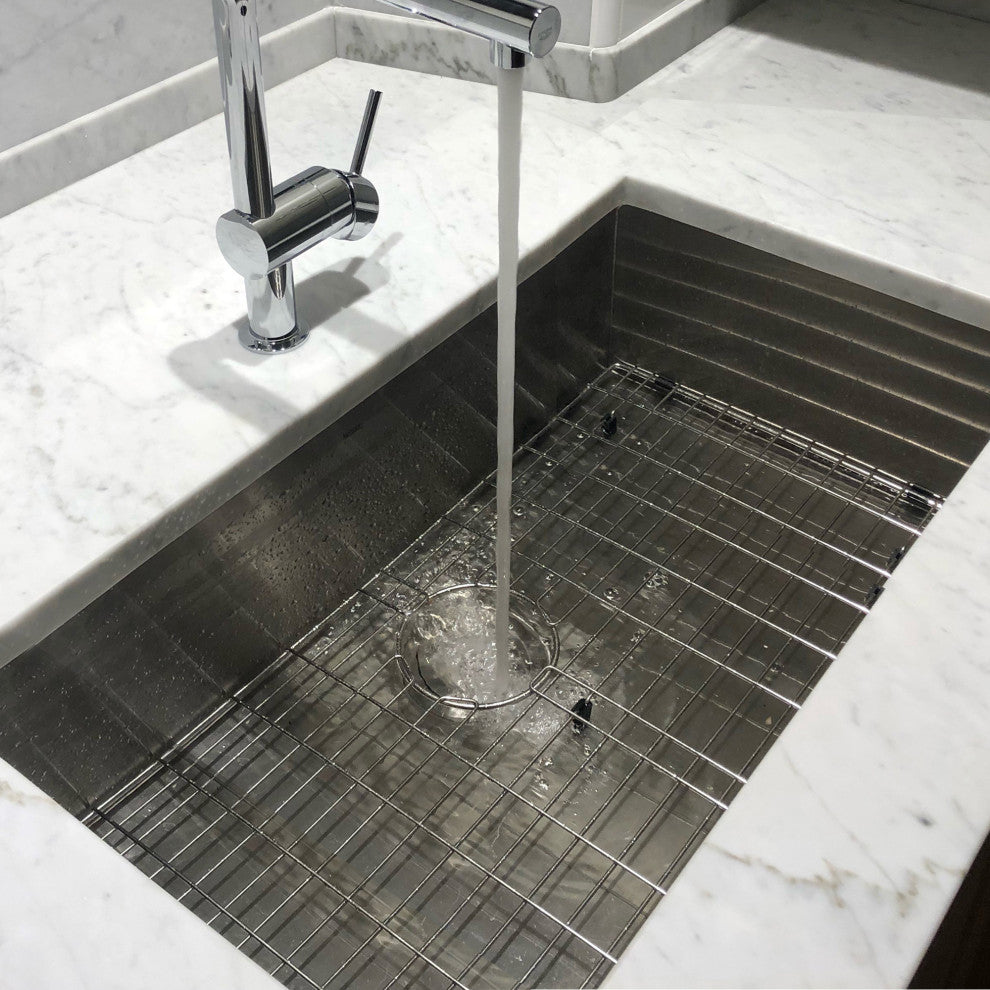 Nantucket ZR3219-16 32" Zero Radius Stainless Single Bowl Undermount Sink