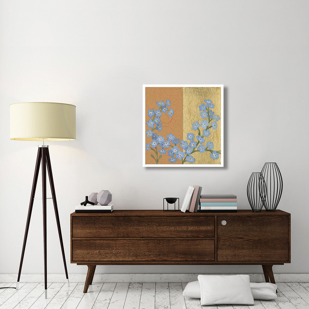 "Forget Me Not" Digital Paper Print by Kathrine Lovell, 32"x32"