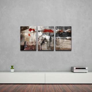 Abstract 3-Piece Canvas Wall Art