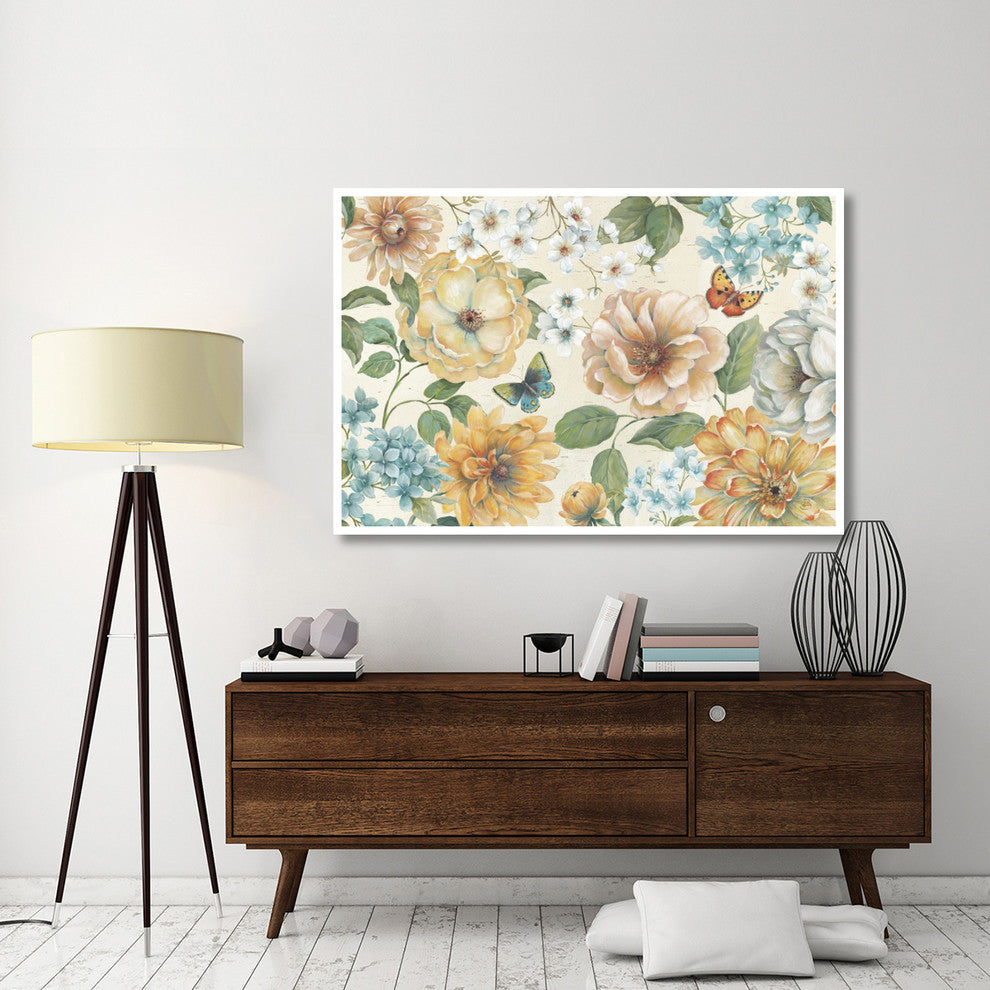 "Butterfly Bloom I" Digital Paper Print by Daphne Brissonnet, 62"x42"
