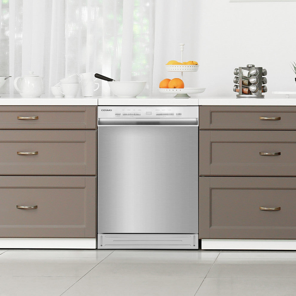 24 in. Front Control Built-In Tall Tub Dishwasher in Stainless Steel