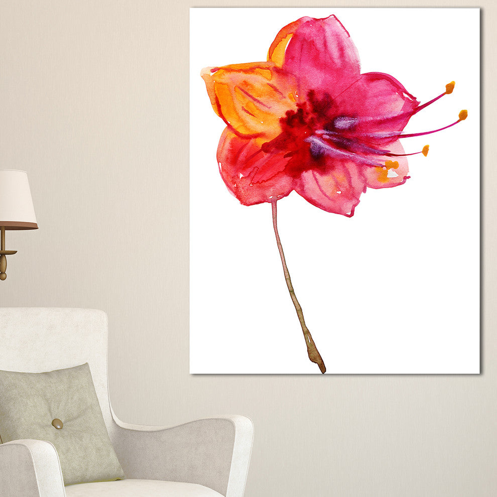 "Beautiful Dual-Toned Star Flower" Flower Wall Art", 30"x40"