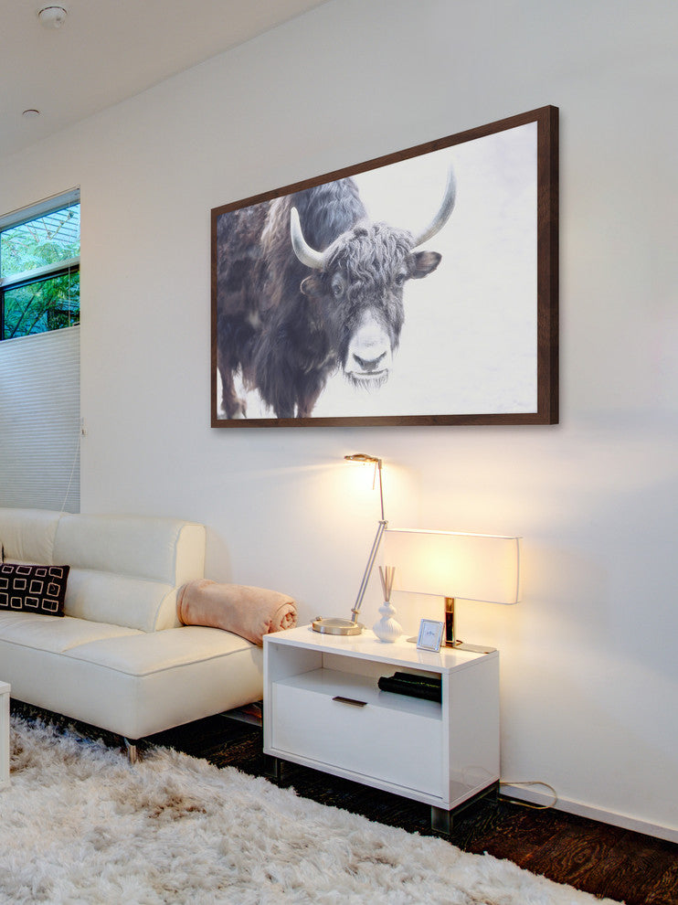 Marmont Hill, "Suspicious Gaze" Framed Painting Print, 18x12