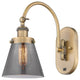 Cone Sconce, Brushed Brass, Plated Smoke, Plated Smoke