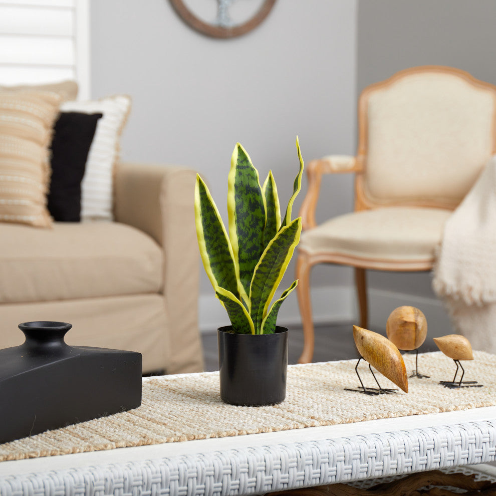14" Sansevieria Artificial Plant