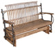 Hickory Porch Glider, Walnut, 4 Foot