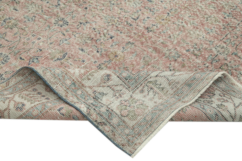 Rug N Carpet - Handwoven Turkish 5' 3" x 9' 4" Low Pile  Overdyed Area Rug