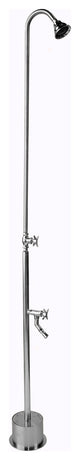 Free Standing Shower with Hose Bibb