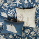 Madison Park Cape Cod 7 Piece Cotton Sateen Comforter Set in Blue