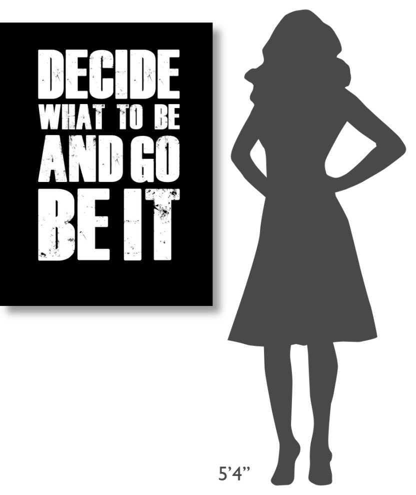 "Be It Poster Black" Fine Art Print