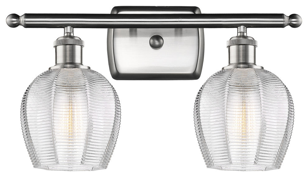 Innovations 516-2W-SN-G462-6-LED 2 Light Bath Vanity Light, Brushed Satin Nickel
