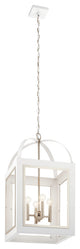 Kichler 52029WH Four Light Foyer Pendant, White Finish