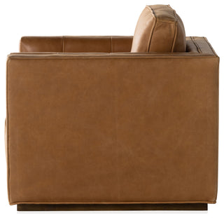 Kiera Swivel Chair-Palermo Cognac