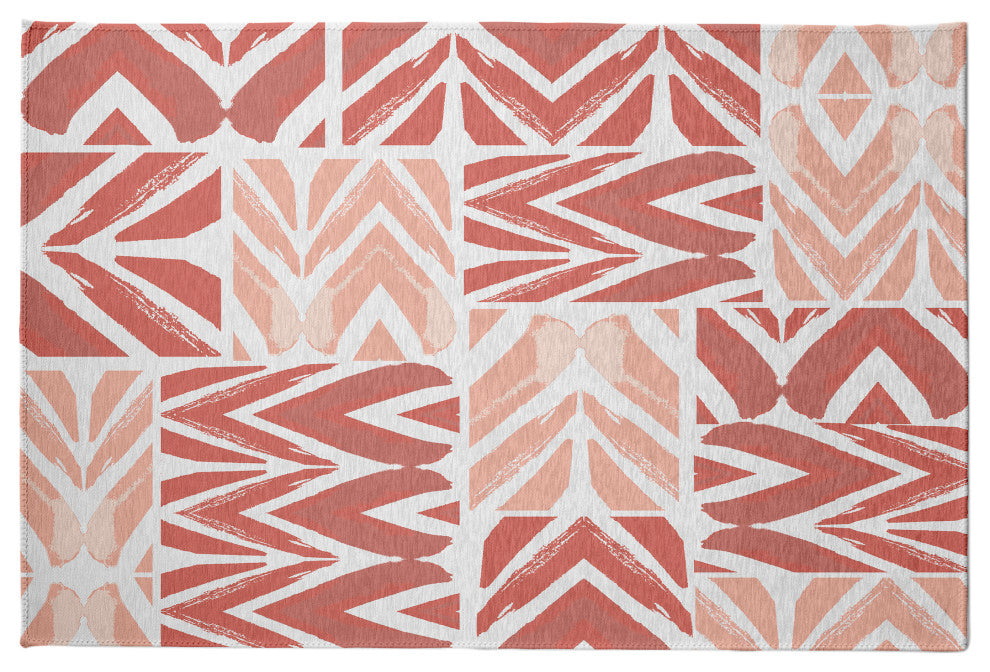 More Urban Graffiti Rug, Brown, 5'x7'