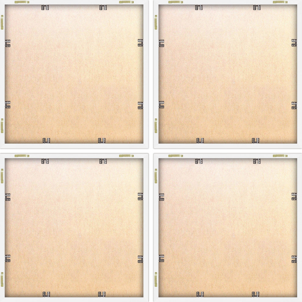 Hand-Wash Clothes Quadriptych, 4-Piece Set, 24x24 Panels