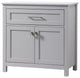 30" Wide Bathroom Storage Freestanding Cabinet, Grey