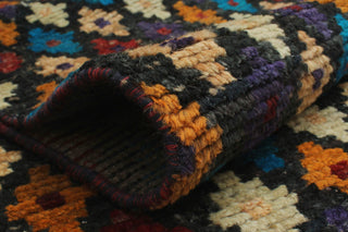 Balochi Dayton Black Rug, 5'2x7'11