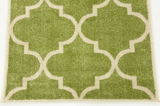 Unique Loom Green Austin Trellis 2' 7 x 8' 0 Runner Rug