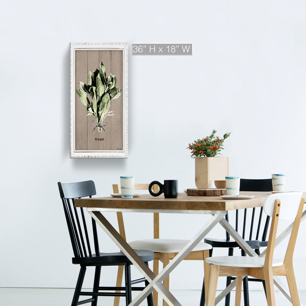 Sage Wrapped Canvas Botanical Kitchen Wall Art