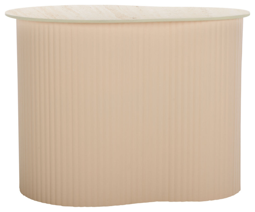 Safavieh MTP Medium Ceramic Side Table, Beige