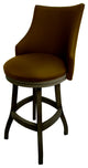 Swivel Wood Bar Stool 30", Bellissima, Brown, Dark Shadow