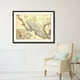 Mexico Vintage Antique Map Wall Art, 16"x21"
